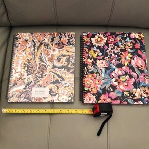 Set of 2 Vera Bradley Large Notebooks with Pockets—1 NWT / 1 NWOT